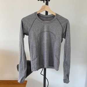 Lululemon - Swiftly Tech Long Sleeve Shirt 2.0 Race Length - Women's 6 - Grey